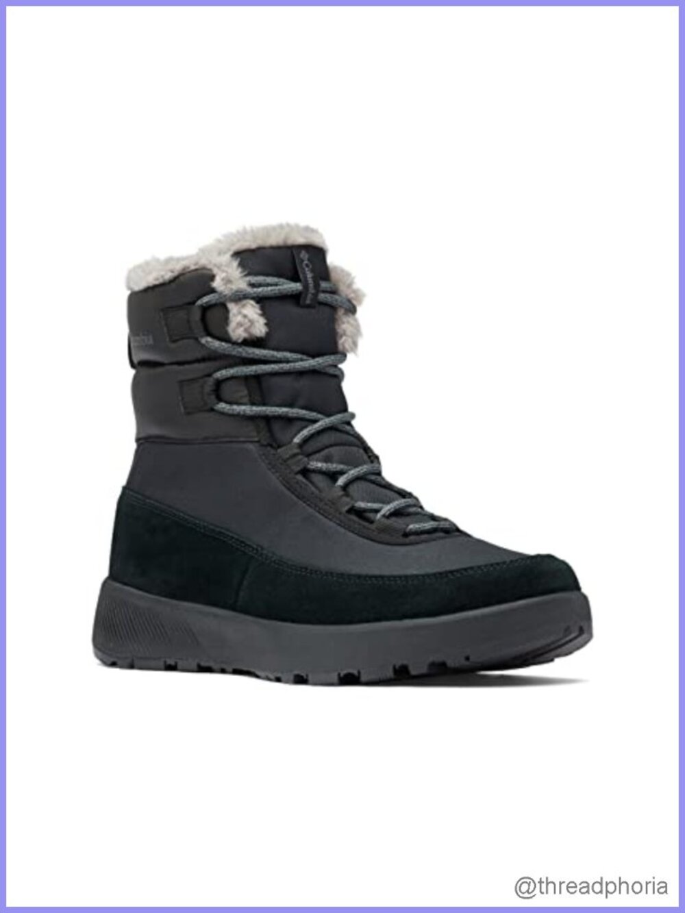 Columbia Slopeside Peak Waterproof Snow Boots Omni-Tech Omni-Heat Faux Fur